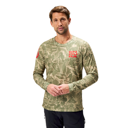 Maillot ENDURA LTD PRINTED Manches Longues Camo Kaki