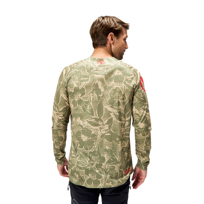 Maillot ENDURA LTD PRINTED Manches Longues Camo Kaki