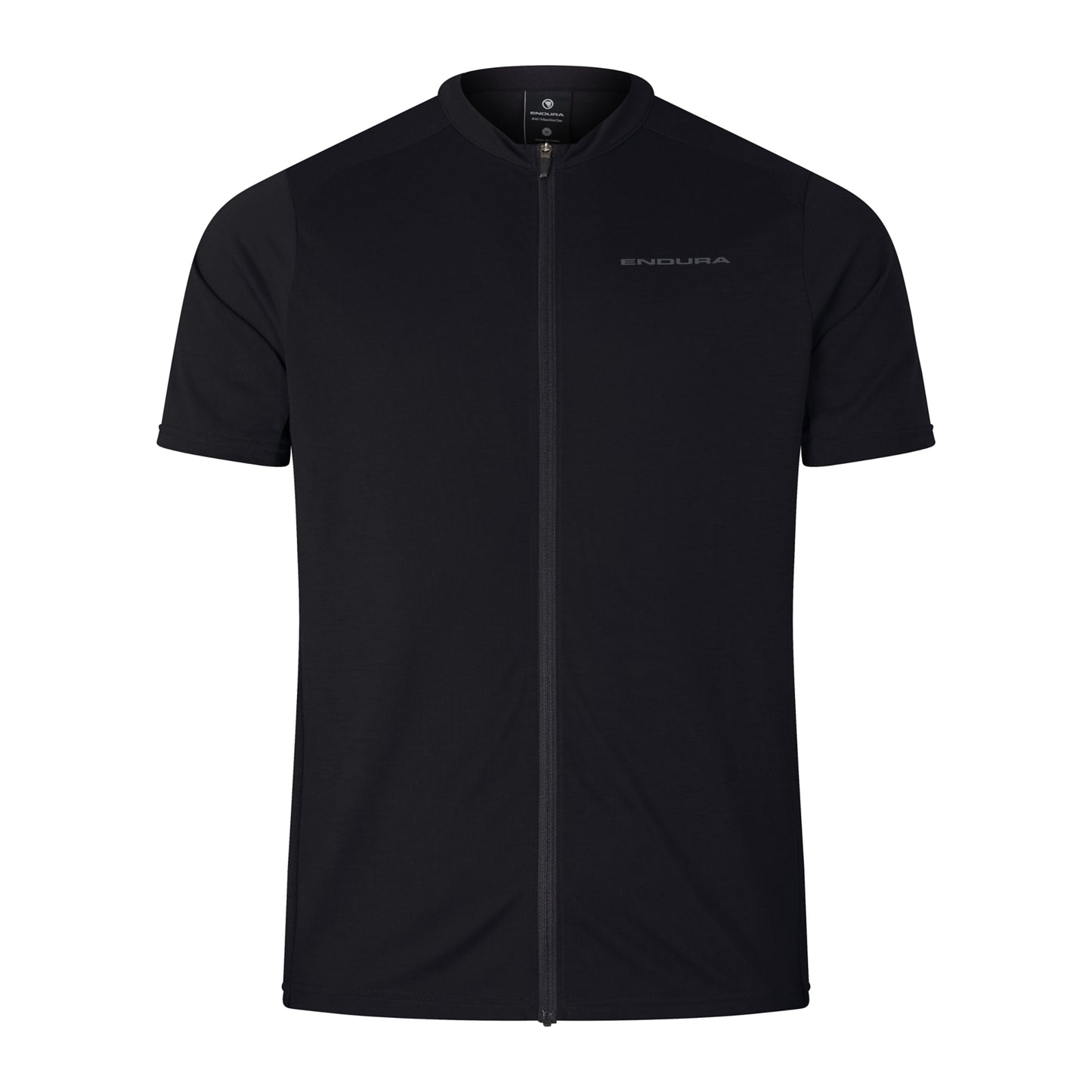 ENDURA LOOP ZIPPED dres s krátkým rukávem Black