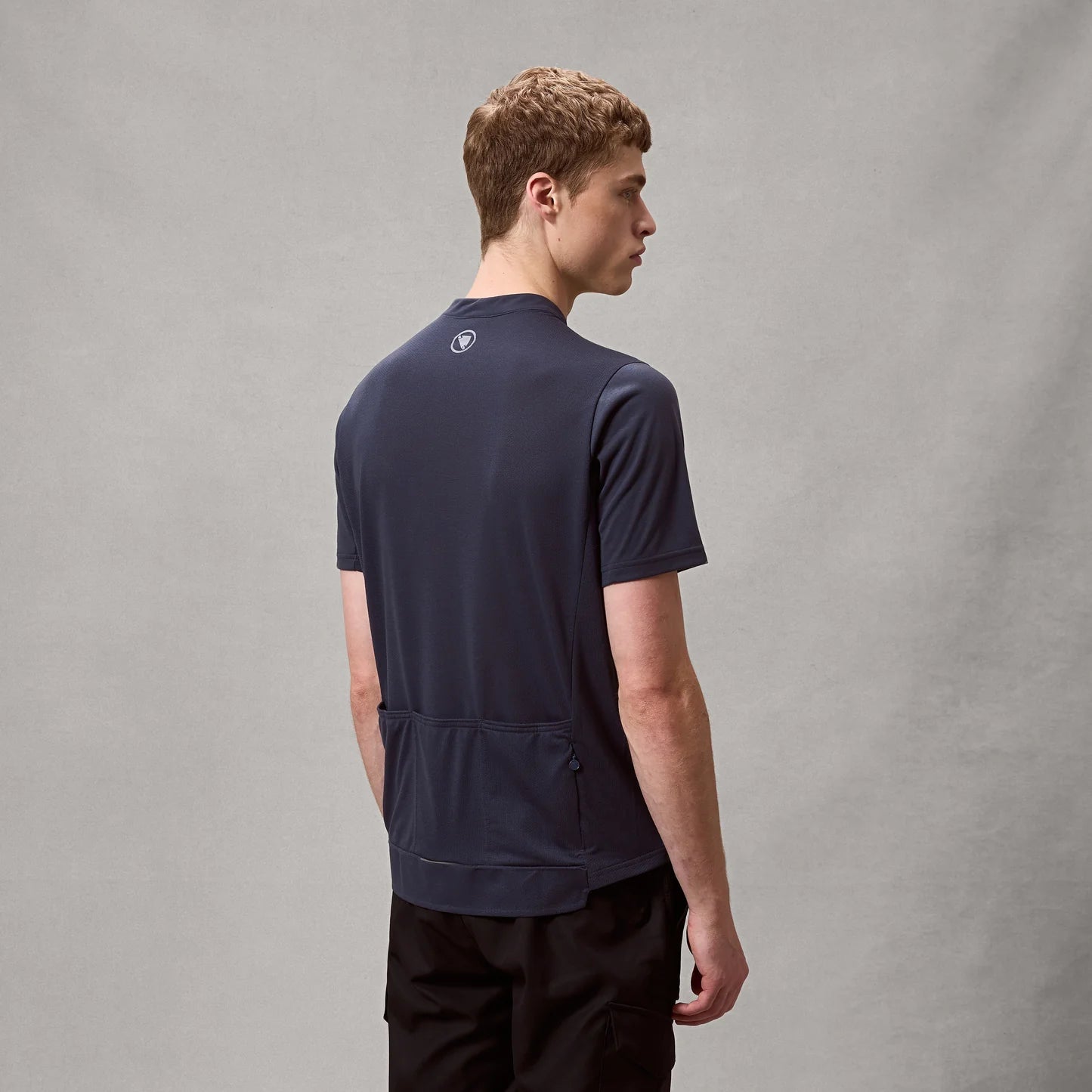 ENDURA LOOP ZIPPED Kortærmet Carbon Jersey Grå