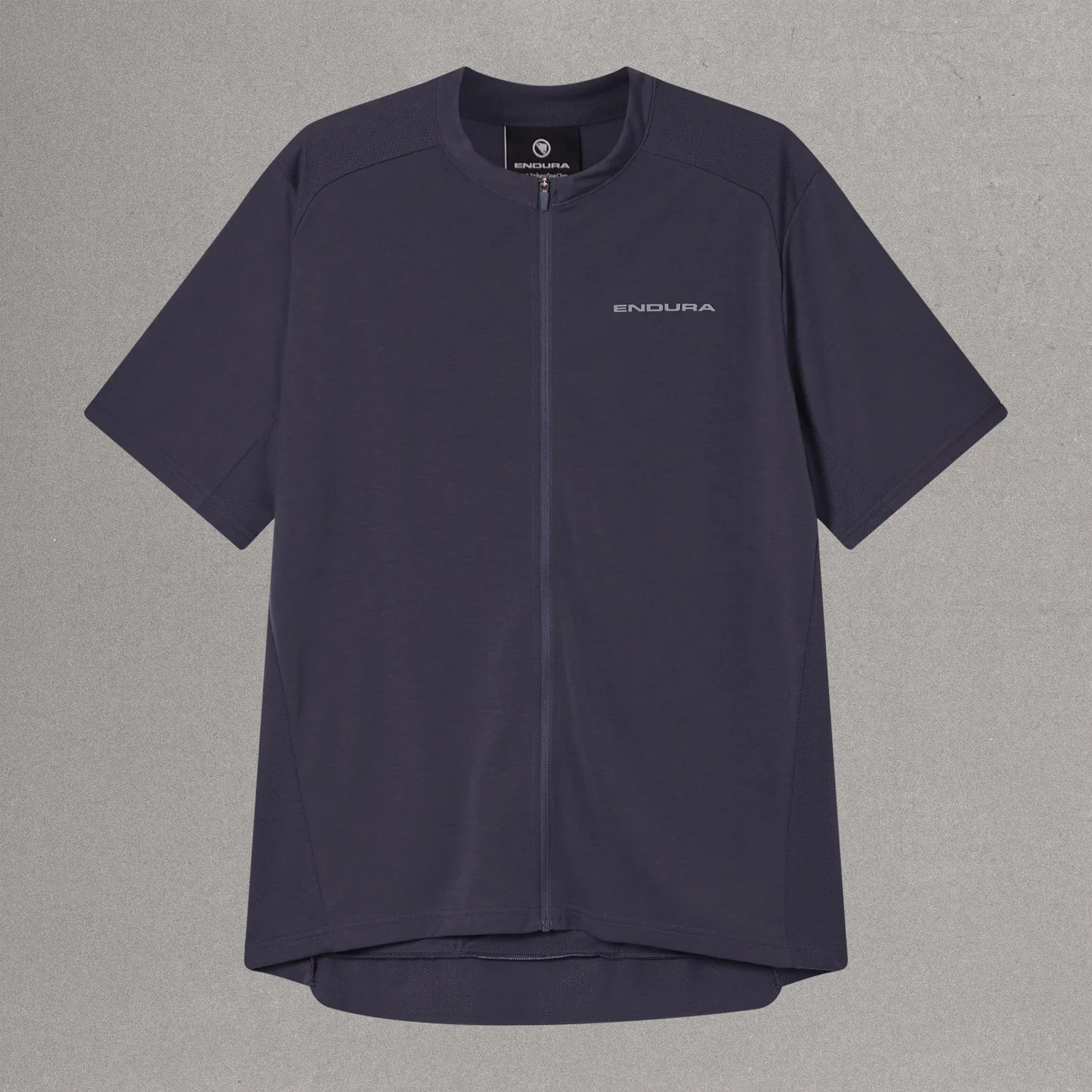 ENDURA LOOP ZIPPED Kortærmet Carbon Jersey Grå