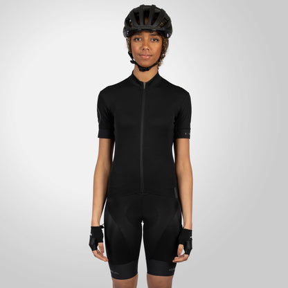Maillot ENDURA FS260 Femme Manches Courtes Noir