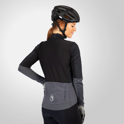 Maillot ENDURA FS260 JETSTREAM Femme Manches Longues Noir