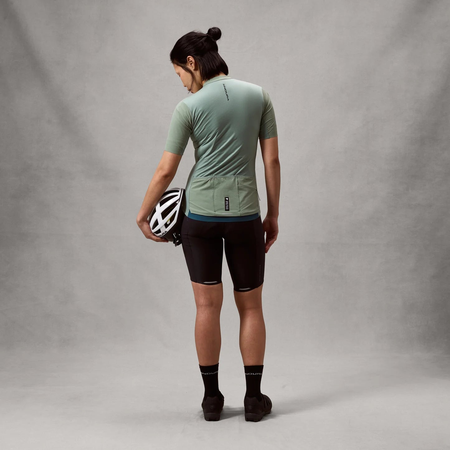Maillot ENDURA ALLTRACK RIDE Manches Courtes Femme Sage Green