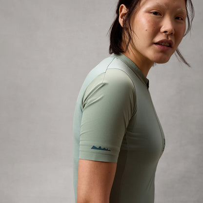 Maillot ENDURA ALLTRACK RIDE Manches Courtes Femme Sage Green