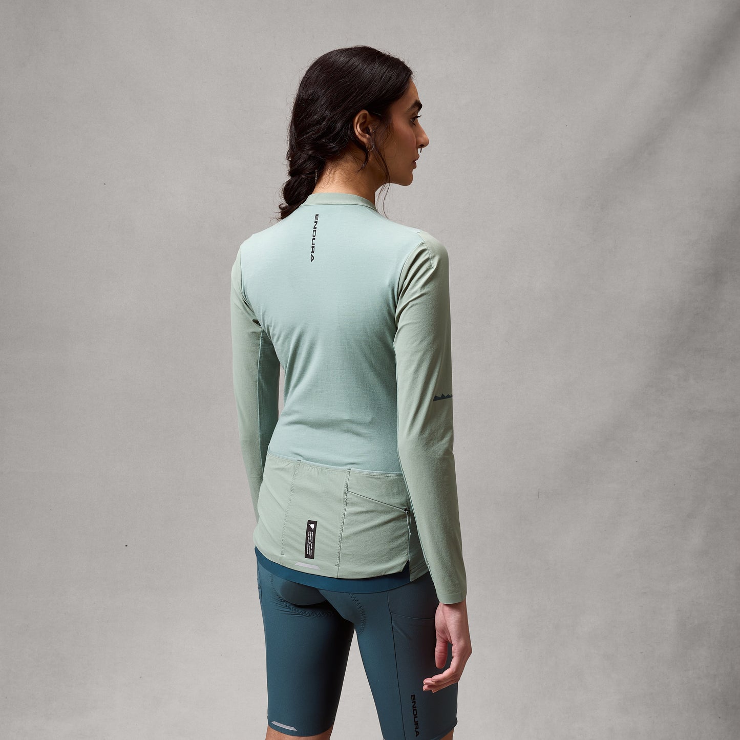 ENDURA ALLTRACK RIDE Dámský dres s dlouhým rukávem Sage Green