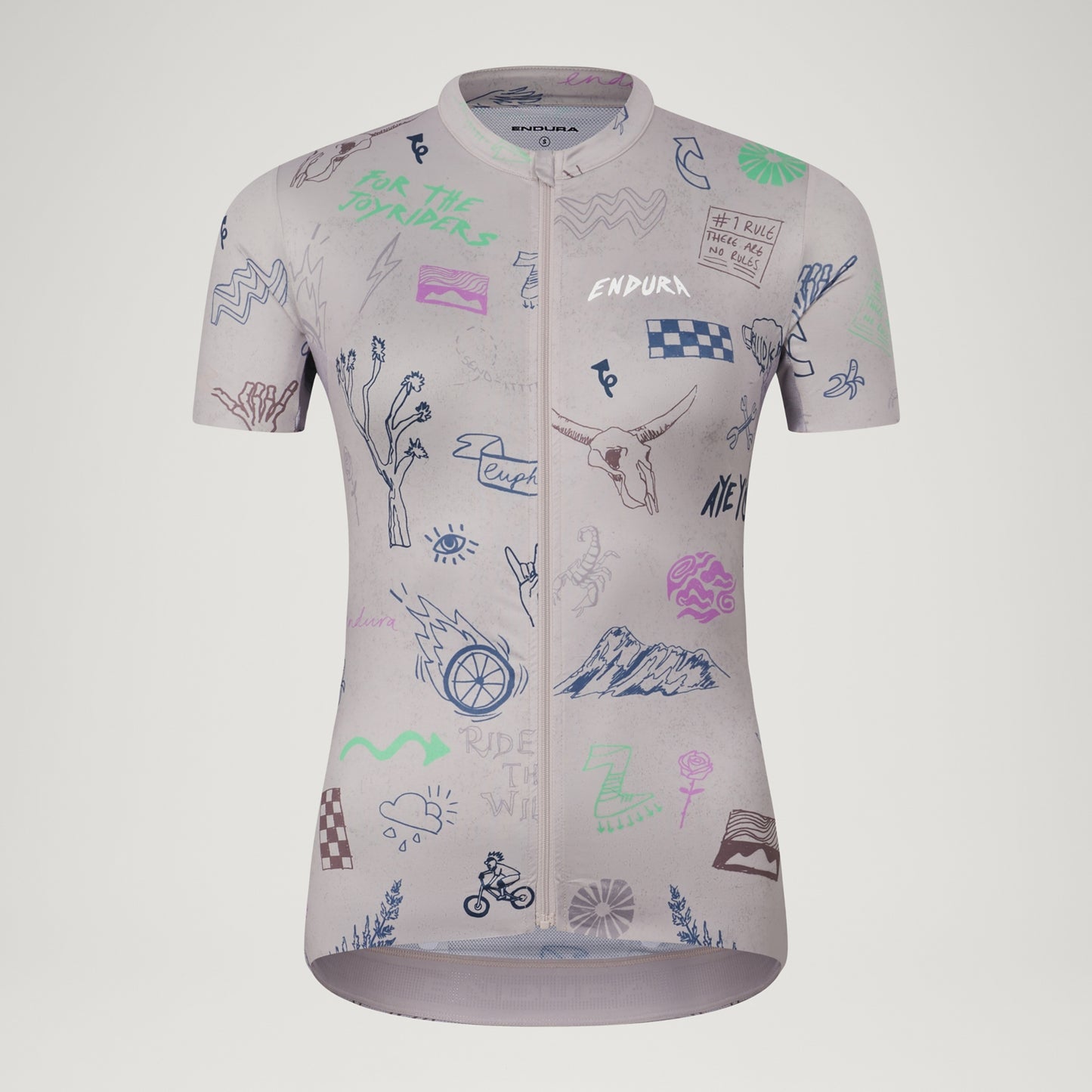 Dámský dres ENDURA PRO SL PRINT GTI s krátkým rukávem Titanium Jersey
