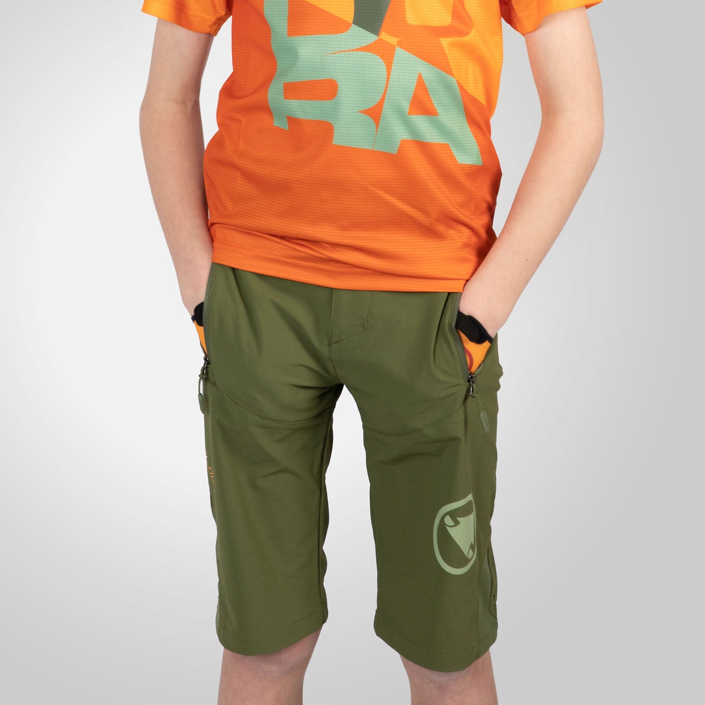 ENDURA MT500 II BURNER Juniorské šortky Khaki