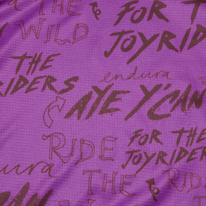 Maillot ENDURA SINGLETRACK CORE Junior Manches Courtes Violet