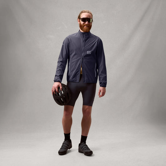 ENDURA ALLTRACK RIDE PACKABLE Kolfiberjacka Grå