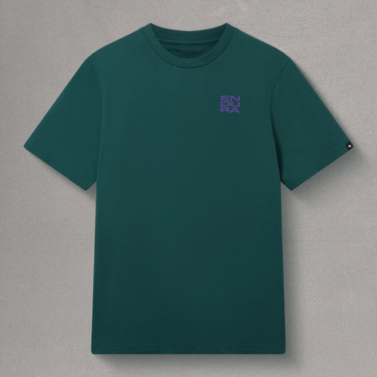 Tričko ENDURA STACKED LOGO GRAPHIC Teal