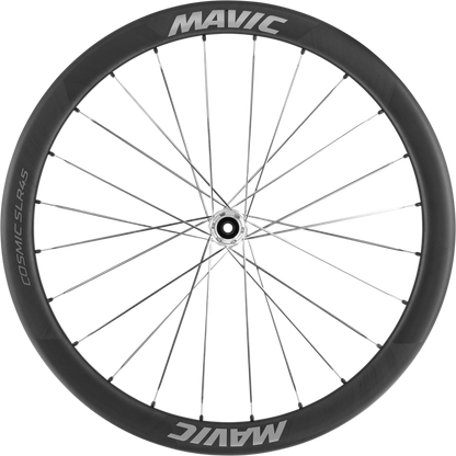 Roue Arrière MAVIC COSMIC SLR 45 Tubeless Ready (Center Lock) Noir/Argent