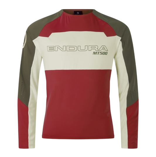 ENDURA MT500 BURNER LITE Langærmet Jersey Rød 2025