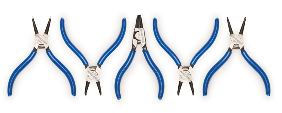 Park Tool RP-SET.2 Kit de pinces pour circlips, contenu complet