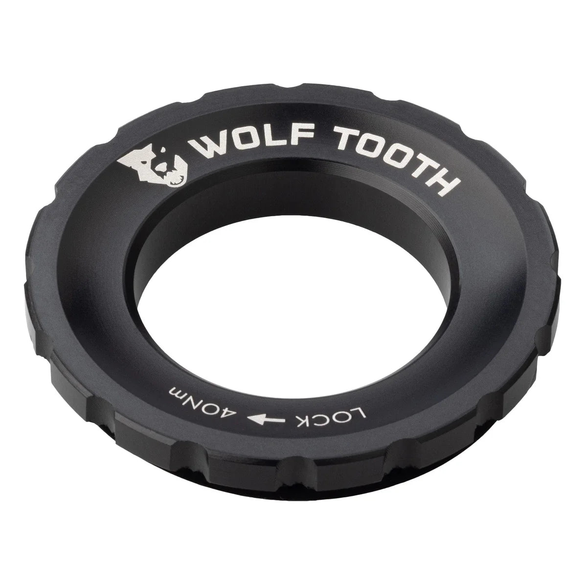 Vnější matice Centerlock WOLF TOOTH, černá