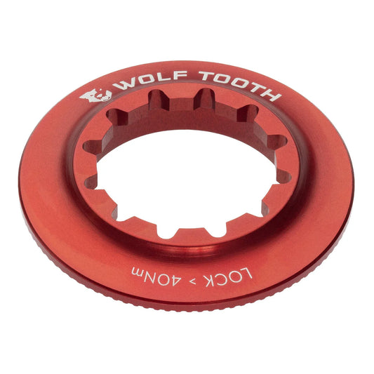 WOLF TOOTH rød indvendig Centerlock-møtrik