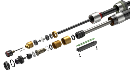 Fourche ROCKSHOX ZEB ULTIMATE CHARGER 3.2 RC2 29" LINEAR XL Conique Axe 15x110mm Boost Rouge
