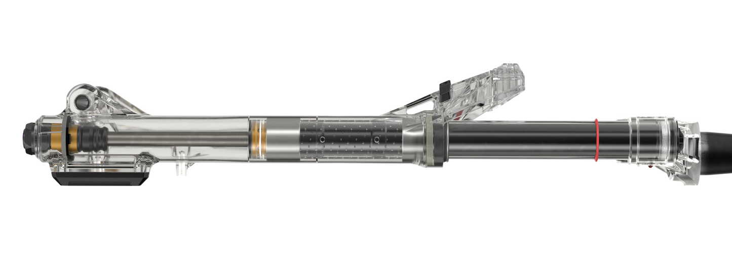 Widelec ZEB Ultimate CHARGER 3.2 RC2 - 29" Boost™ 15x110 Red Alum Str Tpr C5/R55 44offset LinearXL (zawiera przykręcane błotniki, nakrętkę Star, Maxle Stealth) B1