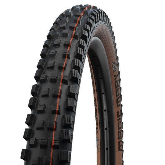 Pneu SCHWALBE MAGIC MARY 29x2.40 ADDIX SOFT SUPERTRAIL Tubeless Ready Souple Marron