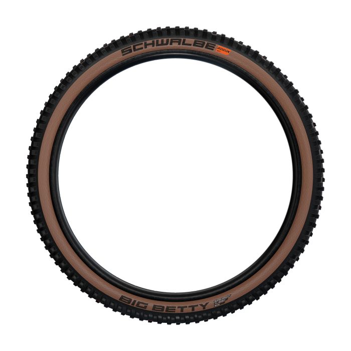 Pneu SCHWALBE BIG BETTY 29x2.40 ADDIX SOFT SUPERTRAIL Tubeless Ready Souple Marron