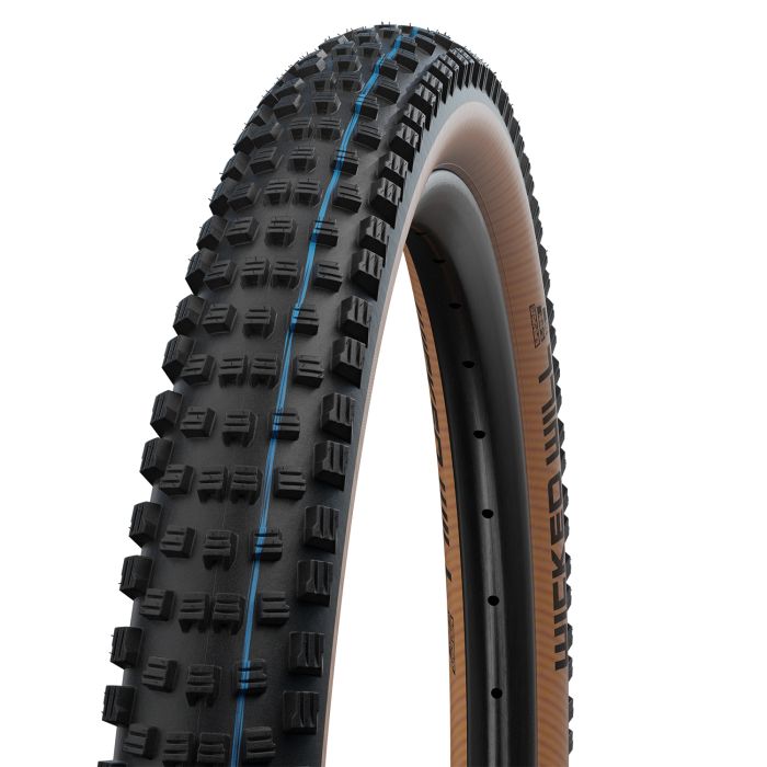 Pneu SCHWALBE WICKED WILL 29x2.25 ADDIX SPEEDGRIP SUPERRACE Tubeless Ready Souple Marron