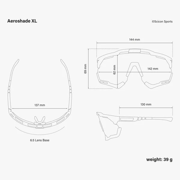 Lunettes SCICON AEROSHADE XL Noir Photochromique Iridium