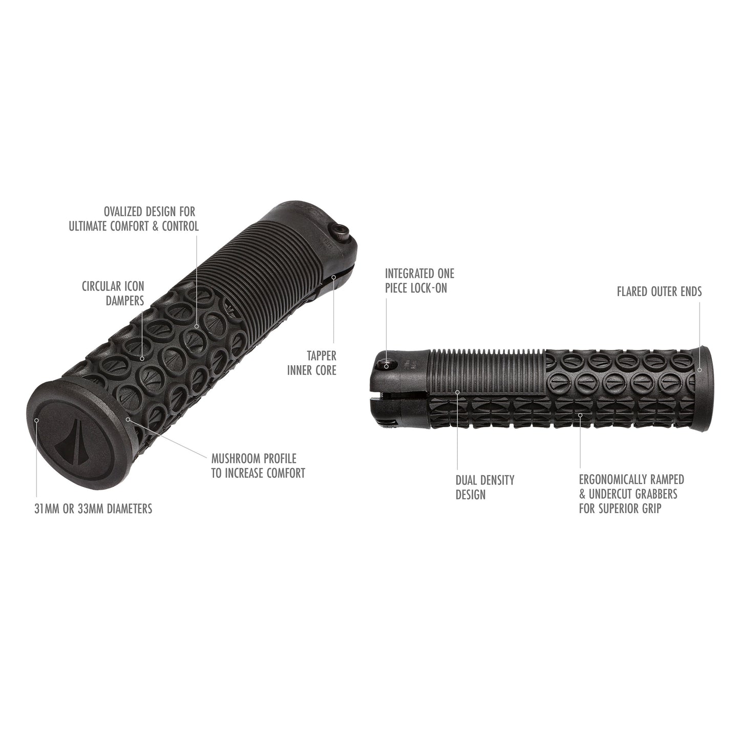 Grips SDG THRICE 136 mm Noir