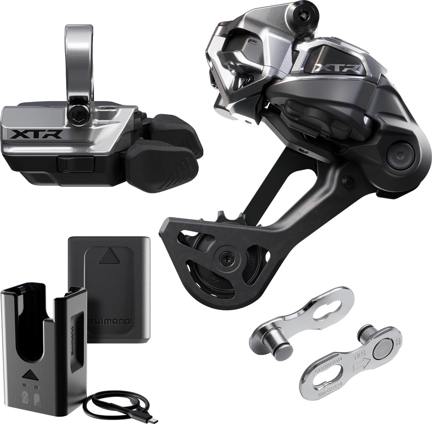 Sada pro upgrade SHIMANO XTR Di2 Wireless M9250-SGS Long Cage Collar Assembly