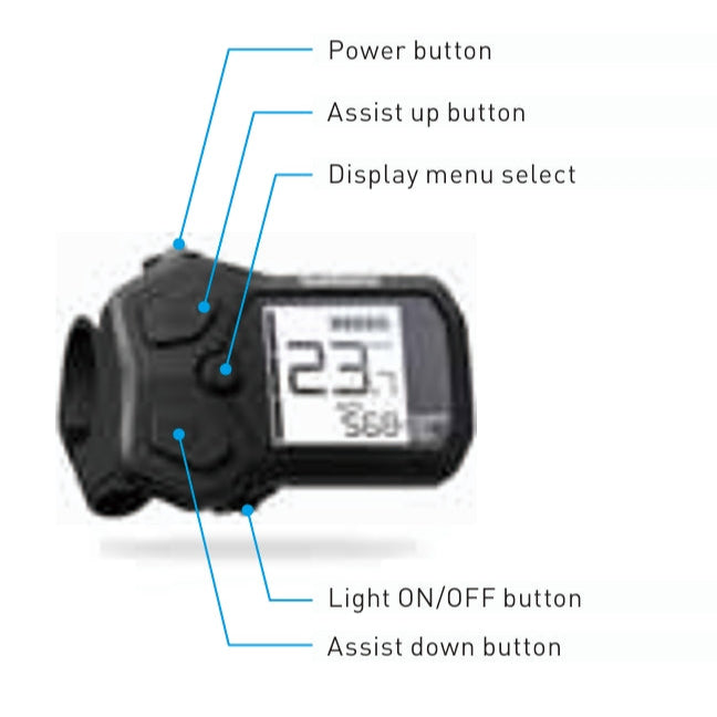 SHIMANO Steps SC-EN500 I-Spec EV-skærm