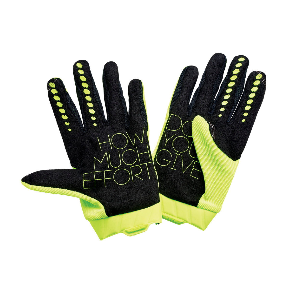 Gants 100% GEOMATIC Jaune