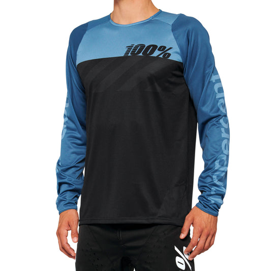 100% R-CORE Dres s dlouhým rukávem Black/Blue