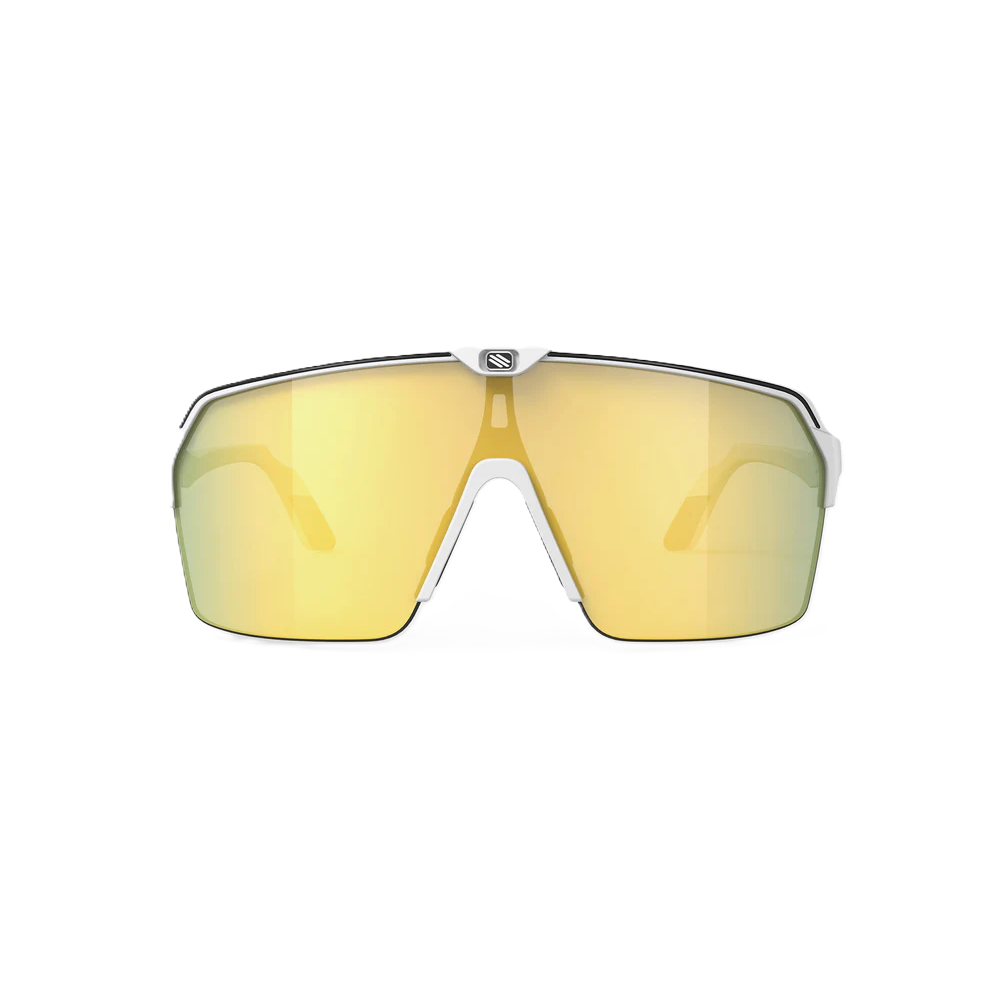 RUDY PROJECT SPINSHIELD AIR Briller Matt White RP Optics Multilaser Gold Linser