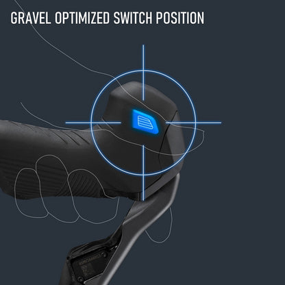 Levier Droit et Étrier Arrière SHIMANO GRX RX825 12V