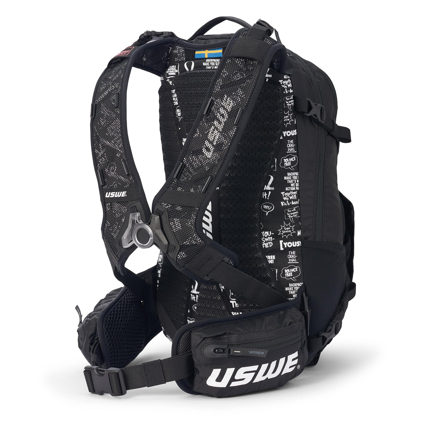 Batoh USWE SHRED 16 l, černý