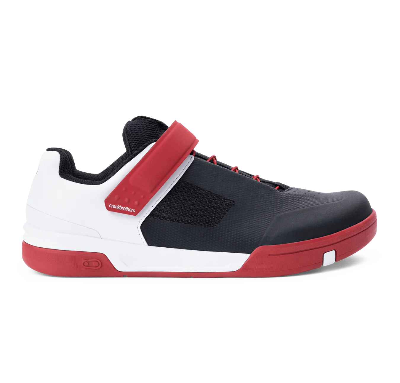 Chaussures VTT CRANKBROTHERS STAMP SPEED LACE FLAT Noir/Rouge/Blanc