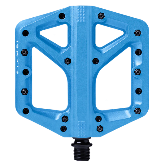 Pédales Plates CRANKBROTHERS STAMP 1 Large Bleu