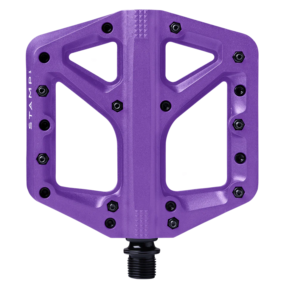 Pédales Plates CRANKBROTHERS STAMP 1 Large Violet