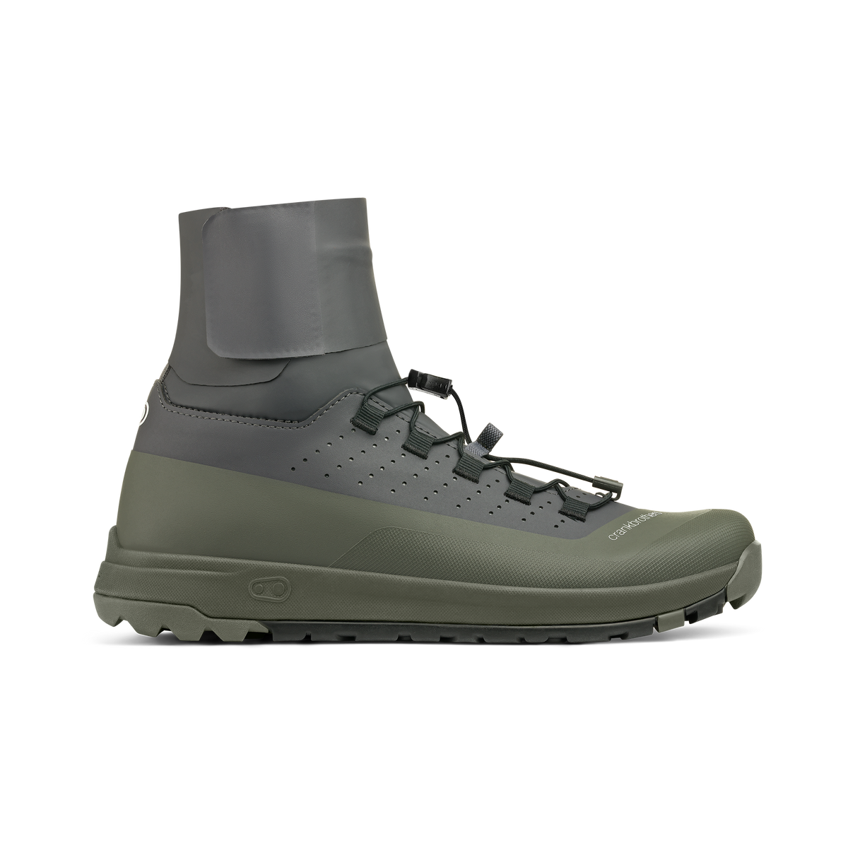 Chaussures VTT CRANKBROTHERS STAMP TRAIL SPEEDLACE SEAL Gris/Vert - côté extérieur