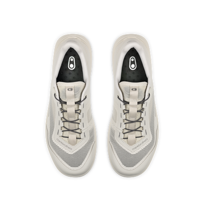 Chaussures VTT CRANKBROTHERS STAMP TRAIL VENT SPEEDLACE Gris Clair — vue de dessus