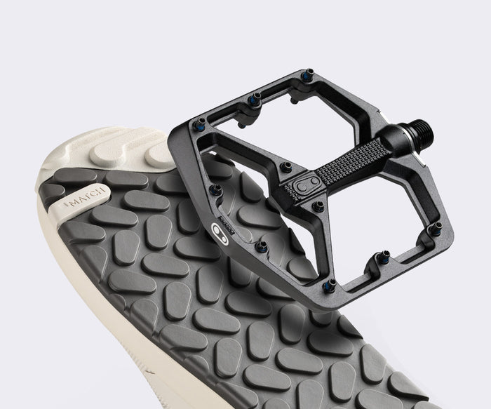 Horské kolo boty CRANKBROTHERS STAMP TRAIL VENT SPEEDLACE světle šedé