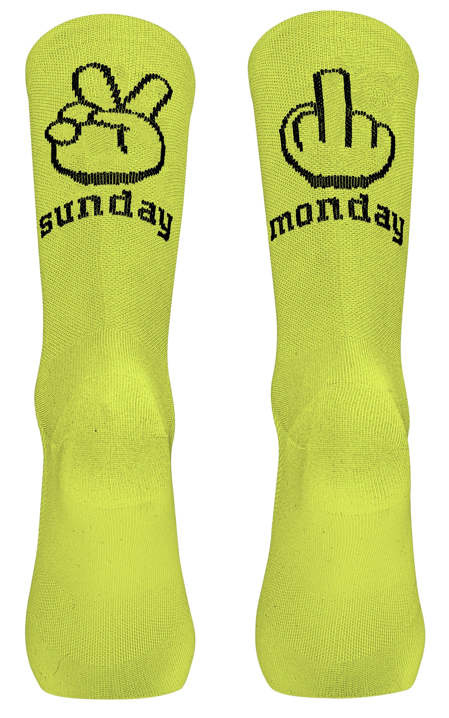 Chaussettes NORTHWAVE SUNDAY MONDAY Jaune Fluo