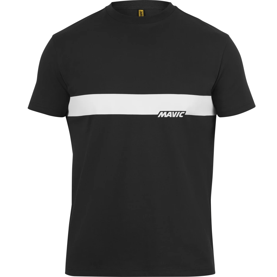 MAVIC CORPORATE STRIPE T-shirt Sort