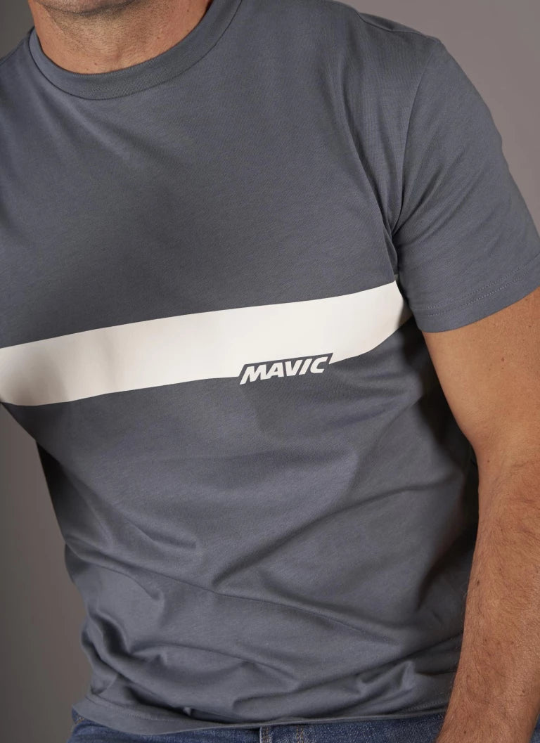 Tričko MAVIC CORPORATE STRIPE modré