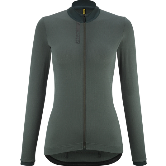 Maillot MAVIC AKSIUM Manches Longues Femme Vert