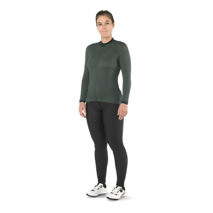 Maillot MAVIC AKSIUM Manches Longues Femme Vert