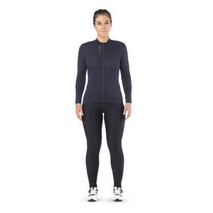 Maillot MAVIC AKSIUM Manches Longues Femme Bleu