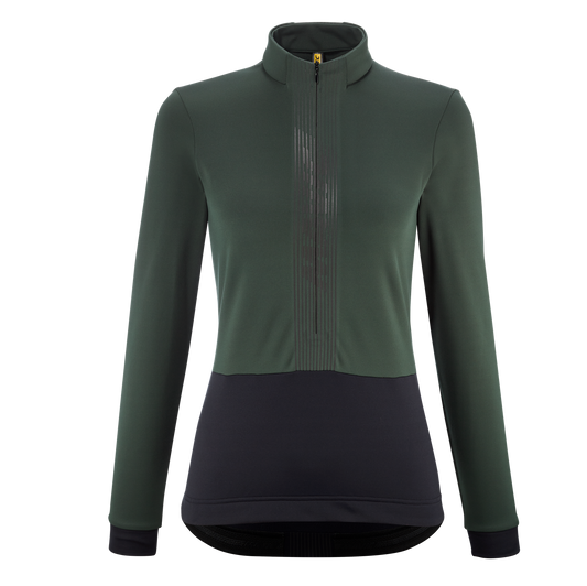 Maillot MAVIC KSYRIUM THERMO Femme Manches Longues Vert