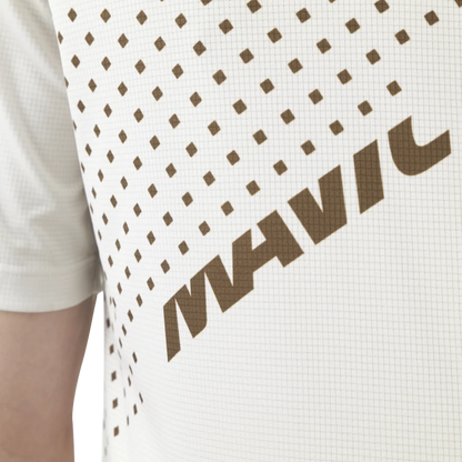 Maillot MAVIC CROSSTRAIL Manches Courtes Blanc