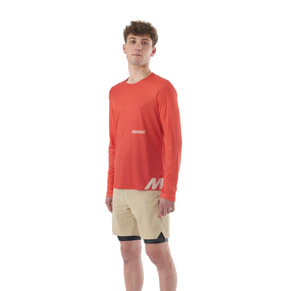 Maillot MAVIC CROSSTRAIL Manches Longues Rouge