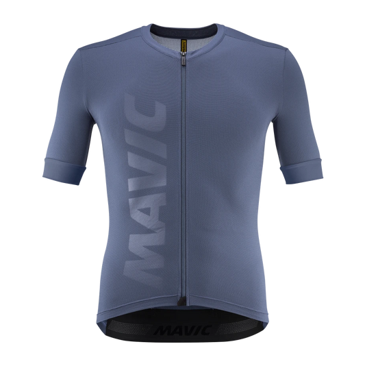 Maillot MAVIC AKSIUM Manches Courtes Bleu